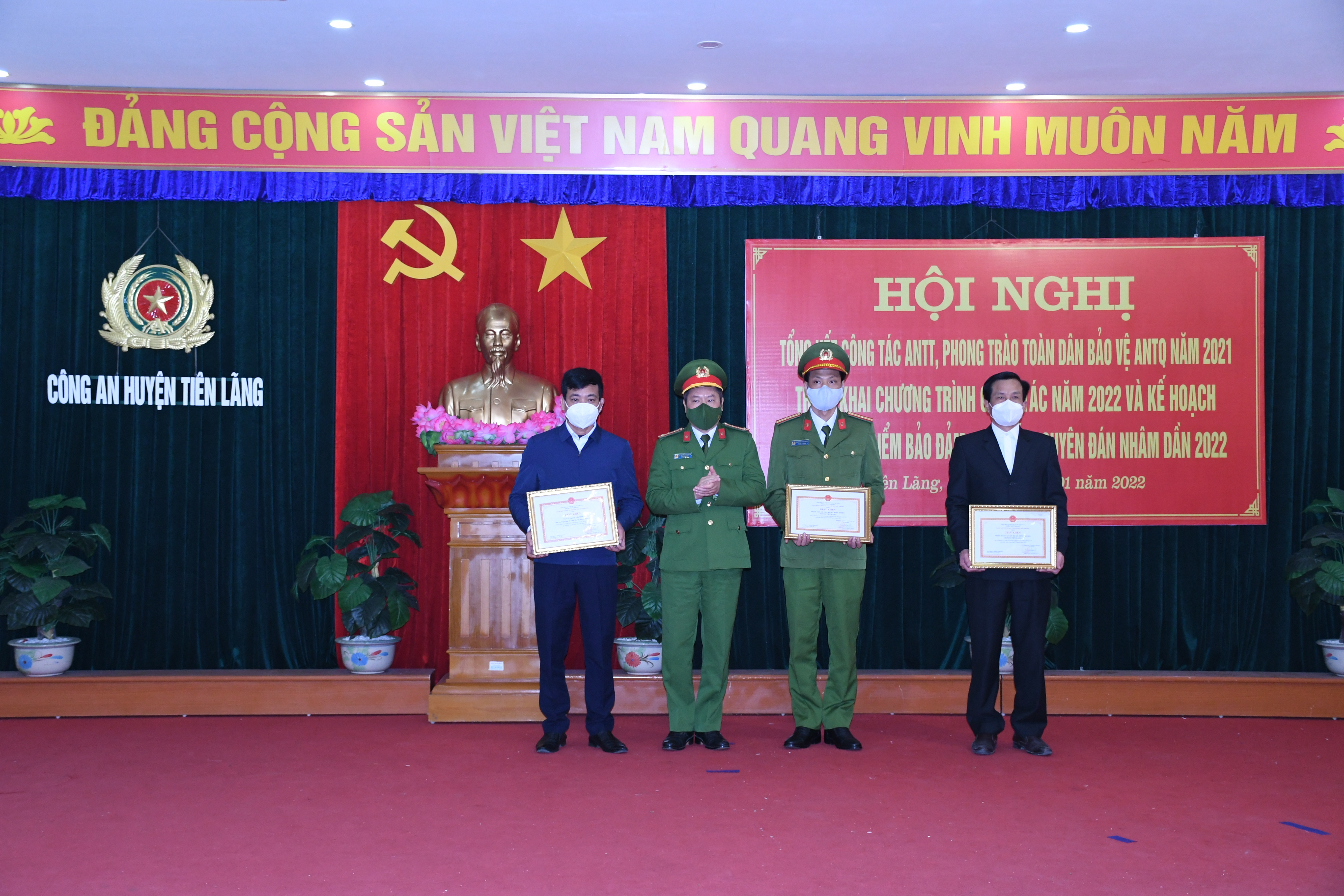 Công an huyện Tiên Lãng triển khai công tác năm 2022